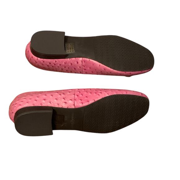 Diana E. Kelly Alligator Brooch Leather Shoes sz 7 - Picture 3 of 7